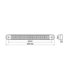 ΦΩΣ ΟΓΚΟΥ 9/32V ILLUMI ΜΕ 9 SMD LED 1 ΧΡΗΣΗΣ ΦΛΑΣ (ΠΟΡΤΟΚΑΛΙ/ΑΔΙΑΒΡΟΧΟ) - 1 ΤΕΜ.
