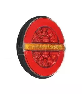 ΦΩΣ ΠΙΣΩ ΔΕΞΙ 12/24V DYNAMIC-O 140 mm ΜΕ 29 LED 3 ΧΡΗΣΕΙΣ ΘΕΣΕΩΣ/ΦΛΑΣ/STOP (ΚΟΚΚΙΝΟ/ΠΟΡΤΟΚΑΛΙ) - 1 ΤΕΜ. 