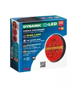 ΦΩΣ ΠΙΣΩ ΑΡΙΣΤΕΡΟ 12/24V DYNAMIC-O 140 mm ΜΕ 29 LED 3 ΧΡΗΣΕΙΣ ΘΕΣΕΩΣ/ΦΛΑΣ/STOP (ΚΟΚΚΙΝΟ/ΠΟΡΤΟΚΑΛΙ) - 1 ΤΕΜ. 
