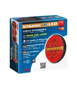 ΦΩΣ ΠΙΣΩ ΔΕΞΙ 12/24V DYNAMIC-O 140 mm ΜΕ 29 LED 3 ΧΡΗΣΕΙΣ ΟΜΙΧΛΗΣ/ΘΕΣΕΩΣ/ΦΛΑΣ (ΚΟΚΚΙΝΟ/ΠΟΡΤΟΚΑΛΙ) - 1 ΤΕΜ. 