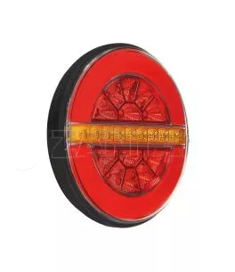 ΦΩΣ ΠΙΣΩ ΔΕΞΙ 12/24V DYNAMIC-O 140 mm ΜΕ 29 LED 3 ΧΡΗΣΕΙΣ ΟΜΙΧΛΗΣ/ΘΕΣΕΩΣ/ΦΛΑΣ (ΚΟΚΚΙΝΟ/ΠΟΡΤΟΚΑΛΙ) - 1 ΤΕΜ. 