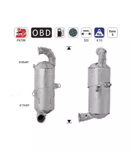 ΦΙΛΤΡΟ DPF ΣΙΛΙΚΟΝΟΥΧΟ ΚΑΡΒΙΔΙΟ SIC CITROEN C3/C4/BERLINGO - PEUGEOT PARTNER/207/208/301/308 1.6TD 