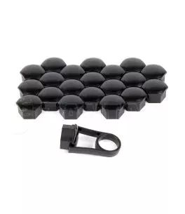 ΚΑΠΑΚΙΑ ΜΠΟΥΛΟΝΙΩΝ/ΠΑΞΙΜΑΔΙΩΝ 19 mm (ΜΑΥΡΑ ΚΟΝΤΑ ABS ΠΛΑΣΤΙΚΑ) - 20 ΤΕΜ. 