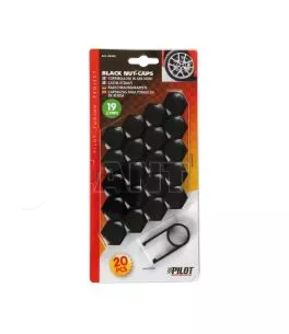 ΚΑΠΑΚΙΑ ΜΠΟΥΛΟΝΙΩΝ/ΠΑΞΙΜΑΔΙΩΝ 19 mm (ΜΑΥΡΑ ΚΟΝΤΑ ABS ΠΛΑΣΤΙΚΑ) - 20 ΤΕΜ. 