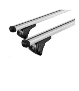 ΜΠΑΡΕΣ ΟΡΟΦΗΣ ΑΛΟΥΜΙΝΙΟΥ NOWA (L) 127cm ME FLUSH RAILING 2ΤΕΜ. ME ΚΛΕΙΔΙ 