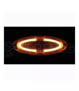 ΦΩΣ ΟΓΚΟΥ 4LED ΠΟΡΤΟΚΑΛΙ ΧΡΩΜΑΤΟΣ SMD 12/24V 124 mm -1ΤΕΜ.