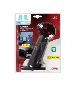 ΦΩΣ ΟΓΚΟΥ ΦΟΡΤΗΓΟΥ ΔΙΠΛΗΣ ΟΨΗΣ ΜΕ 2 LED 24V ΓΙΑ ΑΡΙΣΤΕΡΗ ΠΛΕΥΡΑ ΛΕΥΚΟ/ΚΟΚΚΙΝΟ ΜΕ ΣΤΑΘΕΡΟ ΒΡΑΧΙΟΝΑ 60 ΜΟΙΡΩΝ ILUMIA UNIVERSAL -1