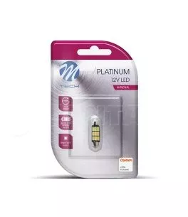 ΛΑΜΠΑΚΙΑ ΠΛΑΦΟΝΙΕΡΑΣ C5W 12V SV8.5 3,2W 450lm 42mm 9x5630SMD LED OSRAM ΛΕΥΚΟ 1ΤΕΜ. M-TECH 