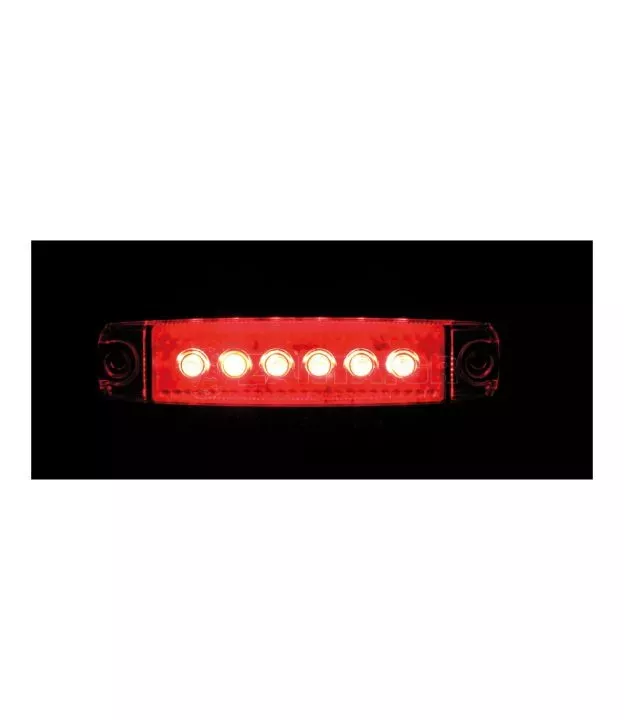 ΦΩΣ ΟΓΚΟΥ 6LED ΚΟΚΚΙΝΟ SMD 12/24V 96mm 20ΤΕΜ.
