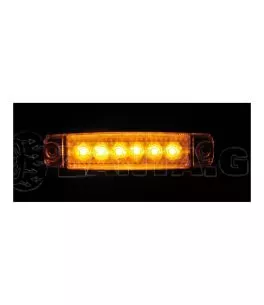 ΦΩΣ ΟΓΚΟΥ 6LED ΠΟΡΤΟΚΑΛΙ SMD 12/24V 96mm 20ΤΕΜ. 