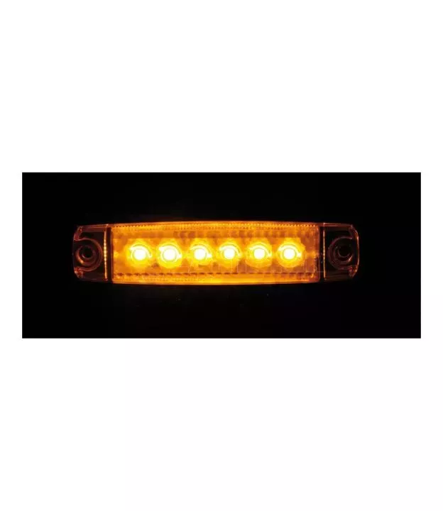 ΦΩΣ ΟΓΚΟΥ 6LED ΠΟΡΤΟΚΑΛΙ SMD 12/24V 96mm 20ΤΕΜ.