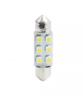 ΛΑΜΠΑΚΙΑ ΠΛΑΦΟΝΙΕΡΑΣ C5W/C10W 12V 0,48W SV8,5 36mm LED 6xSMD3528 ΠΡΑΣΙΝΟ BLISTER 2ΤΕΜ. M-TECH 
