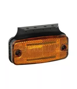 ΦΩΣ ΟΓΚΟΥ S18 2 LED ΠΟΡΤΟΚΑΛΙ 10/30V ΜΕ ΑΝΑΚΛΑΣΤΗΡΑ (114x54 mm) -1ΤΕΜ. 