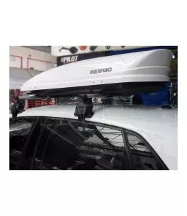 KIT ΜΕ ΜΠΑΡΕΣ ΟΡΟΦΗΣ ΓΙΑ VW POLO 6R/6C 5D 2010-2017 ΑΛΟΥΜΙΝΙΟΥ ΚΑΙ ΜΠΑΓΚΑΖΙΕΡΑ ΟΡΟΦΗΣ MANIA 400 MENABO (AL1-3360/MB-FIX040G-3290 