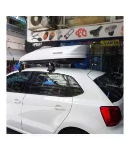 KIT ΜΕ ΜΠΑΡΕΣ ΟΡΟΦΗΣ ΓΙΑ VW POLO 6R/6C 5D 2010-2017 ΑΛΟΥΜΙΝΙΟΥ ΚΑΙ ΜΠΑΓΚΑΖΙΕΡΑ ΟΡΟΦΗΣ MANIA 400 MENABO (AL1-3360/MB-FIX040G-3290 