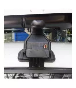 KIT ΜΕ ΜΠΑΡΕΣ ΟΡΟΦΗΣ ΓΙΑ VW POLO 6R/6C 5D 2010-2017 ΑΛΟΥΜΙΝΙΟΥ ΚΑΙ ΜΠΑΓΚΑΖΙΕΡΑ ΟΡΟΦΗΣ MANIA 400 MENABO (AL1-3360/MB-FIX040G-3290 