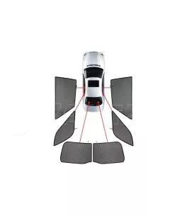 ΚΟΥΡΤΙΝΑΚΙΑ ΜΑΡΚΕ CAR SHADES ΓΙΑ KIA SORENTO 5D 2015+ - 6 ΤΕΜ. 