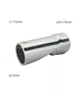 ΑΚΡΟ ΕΞΑΤΜΙΣΗΣ TRX97 175mm 40-70mm (ΦΑΛΤΣΟΚΟΜΜΕΝΟ ΣΤΗ ΜΕΣΗ) 