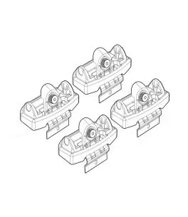 ΑΚΡΑ ΓΙΑ ΜΠΑΡΕΣ NORDRIVE ΓΙΑ NISSAN QASHQAI 03/07+ KIT 