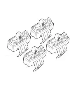 ΑΚΡΑ ΓΙΑ ΜΠΑΡΕΣ NORDRIVE ΓΙΑ SKODA RAPID SPACEBACK 11/13+ KIT 