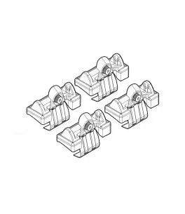 ΑΚΡΑ ΓΙΑ ΜΠΑΡΕΣ NORDRIVE ΓΙΑ SKODA OCTAVIA 5 09/04+ KIT 