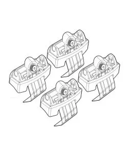 ΑΚΡΑ ΓΙΑ ΜΠΑΡΕΣ NORDRIVE ΓΙΑ RENAULT CAPTUR 01/13+ KIT 