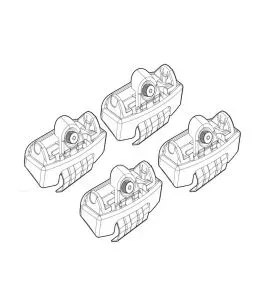ΑΚΡΑ ΓΙΑ ΜΠΑΡΕΣ NORDRIVE ΓΙΑ FORD FIESTA 3D/5D 09/08-17 KIT 