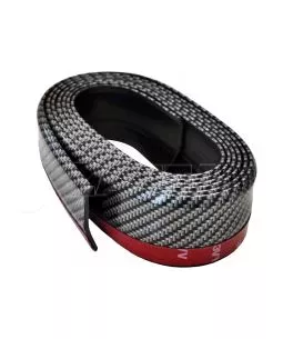 ΔΙΑΚΟΣΜΗΤΙΚΟ SPOILER ΠΡΟΦΥΛΑΚΤΗΡΑ LIP-SPLITTER 20+30+8mm 250cm ΛΑΣΤΙΧΕΝΙΟ CARBON 