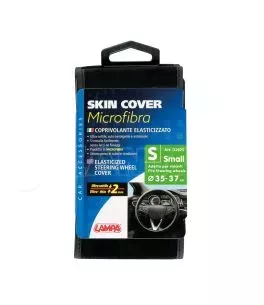 ΚΑΛΥΜΜΑ ΤΙΜΟΝΙΟΥ SKIN-COVER ΜΙΚΡΟΦΙΜΠΡΑ 35/37cm (S) ΜΑΥΡΟ ΕΛΑΣΤΙΚΟ 2mm ΠΑΧΟΣ 