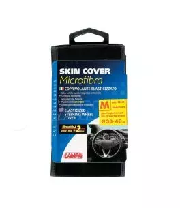 ΚΑΛΥΜΜΑ ΤΙΜΟΝΙΟΥ SKIN-COVER ΜΙΚΡΟΦΙΜΠΡΑ 38/40cm (M) ΜΑΥΡΟ ΕΛΑΣΤΙΚΟ 2mm ΠΑΧΟΣ 