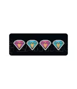 ΚΑΛΥΜΜΑ ΤΙΜΟΝΙΟΥ SKIN-COVER DIAMONT (ΔΙΑΜΑΝΤΙΑ) 35/37cm (S) ΜΑΥΡΟ ΕΛΑΣΤΙΚΟ ΠΟΛΥΕΣΤΕΡΙΚΟ 2mm ΠΑΧΟΣ 