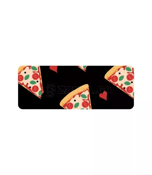 ΚΑΛΥΜΜΑ ΤΙΜΟΝΙΟΥ SKIN-COVER PIZZA (ΠΙΤΣΑ) 38/40cm (M) ΜΑΥΡΟ ΕΛΑΣΤΙΚΟ ΠΟΛΥΕΣΤΕΡΙΚΟ 2mm ΠΑΧΟΣ