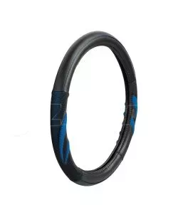 ΚΑΛΥΜΜΑ ΤΙΜΟΝΙΟΥ SUZUKA (M) 37/39cm ΔΕΡΜΑΤΙΝΗ ΜΑΥΡΟ/ΜΠΛΕ ΑΟΣΜΟ ECO-FRIENDLY 