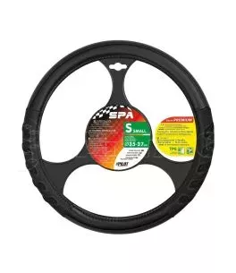 ΚΑΛΥΜΜΑ ΤΙΜΟΝΙΟΥ SPA (S) 35/37cm ΔΕΡΜΑΤΙΝΗ ΜΑΥΡΟ ΑΟΣΜΟ ECO-FRIENDLY 