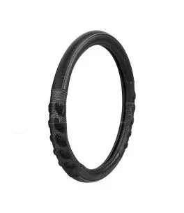ΚΑΛΥΜΜΑ ΤΙΜΟΝΙΟΥ SPA (M) 37/39cm ΔΕΡΜΑΤΙΝΗ ΜΑΥΡΟ/ΓΚΡΙ ΑΟΣΜΟ ECO-FRIENDLY 