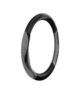 ΚΑΛΥΜΜΑ ΤΙΜΟΝΙΟΥ SILVERSTONE (M) 37/39 cm CARBON /ΜΑΥΡO-ΓΚΡΙ ΔΕΡΜΑΤΙΝΗ ΑΟΣΜΟ ECO-FRIENDLY 