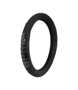 ΚΑΛΥΜΜΑ ΤΙΜΟΝΙΟΥ GEL GRIP (S) 35/37cm ΜΙΚΡΟΙΝΕΣ/ΤΖΕΛ ΜΑΥΡΟ ΑΟΣΜΟ ECO-FRIENDLY 