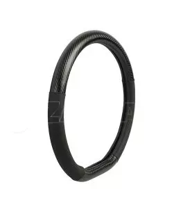 ΚΑΛΥΜΜΑ ΤΙΜΟΝΙΟΥ LE MANS (S) 35/37cm ΔΕΡΜΑΤΙΝΗ ΜΑΥΡΟ/CARBON ΑΟΣΜΟ ECO-FRIENDLY (ΚΟΦΤΟ ΤΙΜΟΝΙ) 