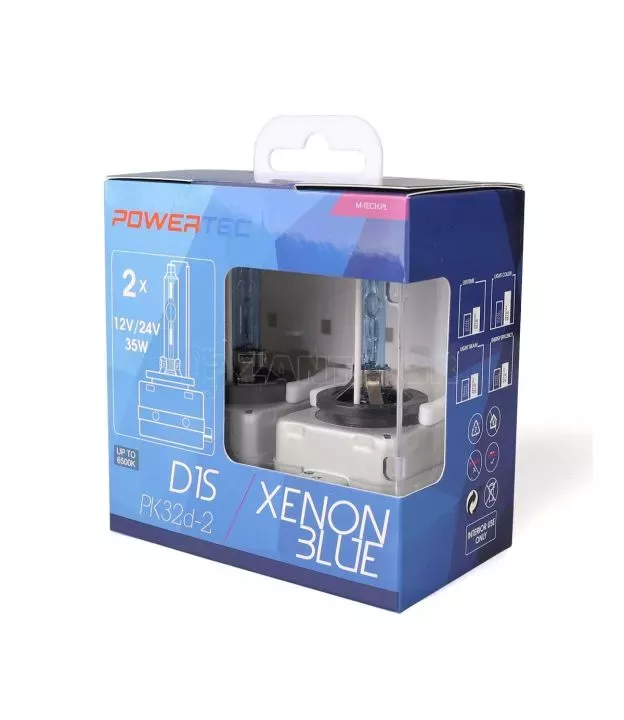 D1S 12V 35W PK32d-2 6.500K POWERTEC XENON BLUE 2ΤΕΜ. M-TECH