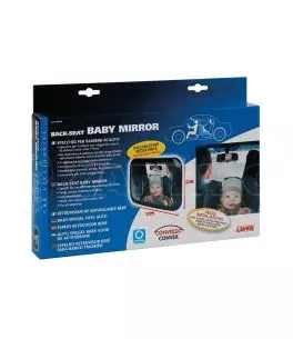 ΚΑΘΡΕΠΤΗΣ ΓΙΑ ΠΡΟΣΚΕΦΑΛΟ ΚΑΘΙΣΜΑΤΟΣ BACK-SEAT BABY MIRROR ΚΥΡΤΟΣ 290x190mm 