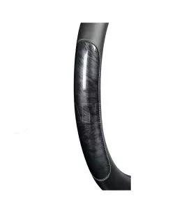 ΚΑΛΥΜΜΑ ΤΙΜΟΝΙΟΥ ΦΟΡΤΗΓΟΥ PEARL BLACK ΔΕΡΜΑΤΙΝΗ ΜΑΥΡΟ (S) 42-44cm ΟΙΚΟΛΟΓΙΚΟ ΚΑΙ ΑΟΣΜΟ 