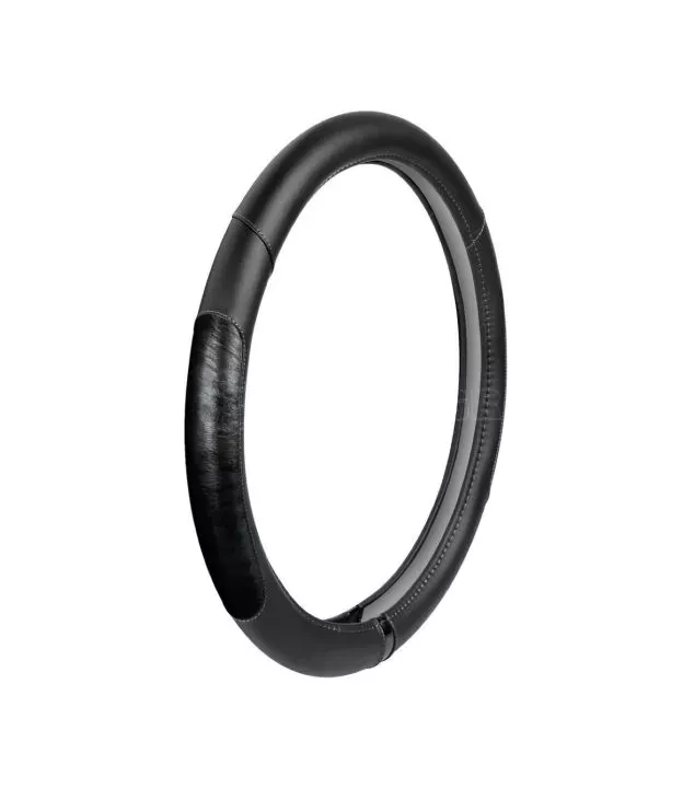 ΚΑΛΥΜΜΑ ΤΙΜΟΝΙΟΥ ΦΟΡΤΗΓΟΥ PEARL BLACK ΔΕΡΜΑΤΙΝΗ ΜΑΥΡΟ (M) 44-46cm ΟΙΚΟΛΟΓΙΚΟ ΚΑΙ ΑΟΣΜΟ