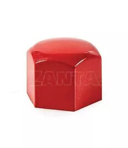 ΚΑΠΑΚΙΑ ΜΠΟΥΛΟΝΙΩΝ 19mm ΚΟΚΚΙΝΑ AMiO - 21 ΤΕΜ. 