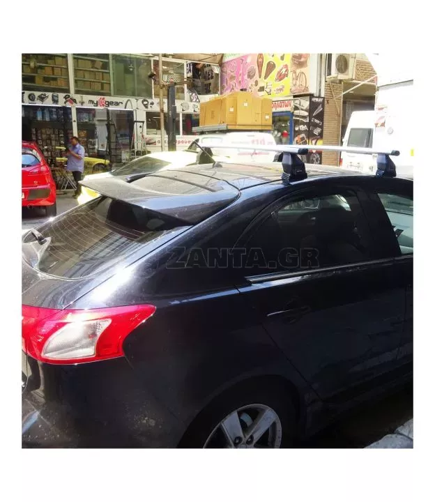 KIT ΜΕ ΜΠΑΡΕΣ ΟΡΟΦΗΣ ΓΙΑ MITSUBISHI LANCER 4D / 5D 07/2008+ ΑΛΟΥΜΙΝΙΟΥ TEMA MENABO (AL1-3360-FIX501FP)-2 ΤΕΜ.