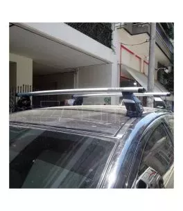 KIT ΜΕ ΜΠΑΡΕΣ ΟΡΟΦΗΣ ΓΙΑ MITSUBISHI LANCER 4D / 5D 07/2008+ ΑΛΟΥΜΙΝΙΟΥ TEMA MENABO (AL1-3360-FIX501FP)-2 ΤΕΜ. 