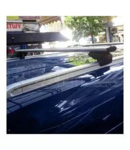KIT ΜΕ ΜΠΑΡΕΣ ΟΡΟΦΗΣ ΓΙΑ FORD TRANSIT CONNECT ΜΕ FLUSH RAILS 2013+ ΑΛΟΥΜΙΝΙΟΥ ΜΕΝΑΒΟ (LINCE XL 8880/MB) 