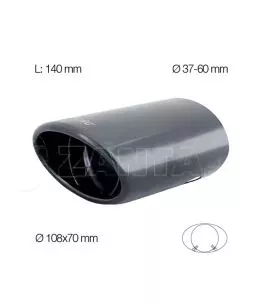 ΜΠΟΥΚΑ TRX10N ΜΑΥΡΗ 140mm ΔΙΑΜΕΤΡΟΥ 37-60mm 