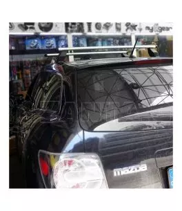KIT ΜΕ ΜΠΑΡΕΣ ΟΡΟΦΗΣ ΓΙΑ MAZDA CX-7 5D ΜΕ ΟΠΕΣ FIXPOINT ΣΤΗΝ ΟΡΟΦΗ 2006-2012 ΑΛΟΥΜΙΝΙΟΥ TEMA MENABO (AL1-3360-FIX509FP)-2 ΤΕΜ. 
