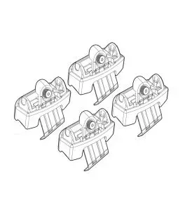 ΑΚΡΑ ΓΙΑ ΜΠΑΡΕΣ NORDRIVE ΓΙΑ NISSAN QASHQAI 02/14+ KIT 
