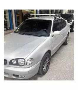 KIT ΜΕ ΜΠΑΡΕΣ ΟΡΟΦΗΣ ΓΙΑ TOYOTA COROLLA HTB 5D 1997-2001 ΑΛΟΥΜΙΝΙΟΥ TEMA MENABO (AL1-3360-FIX026G)-2 ΤΕΜ. 